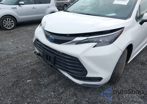 2025 Toyota Sienna Le z USA, uszkodzony, nr VIN 5TDKSKFC9SS199078